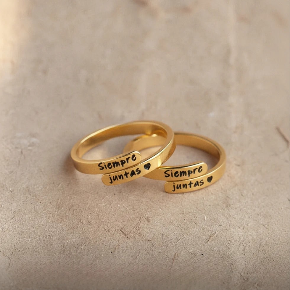 💍 2X1 Anillos “Siempre Juntas”