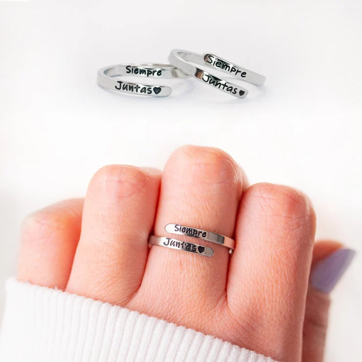 💍 2X1 Anillos “Siempre Juntas”