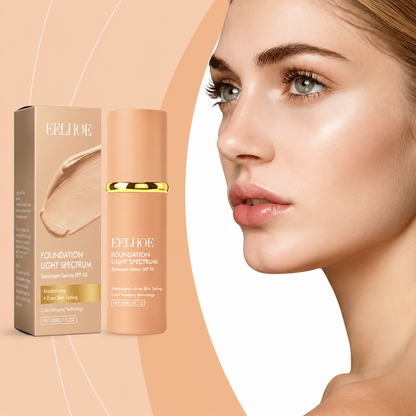 Base de Maquillaje Antiedad con SPF 50 – Se Adapta a tu Tono de Piel