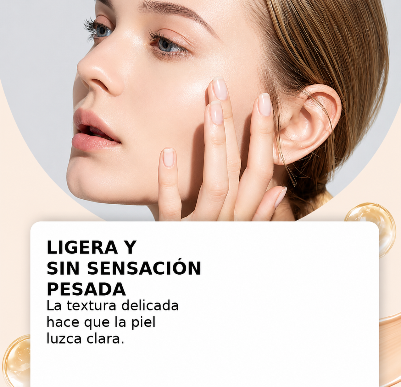 Base de Maquillaje Antiedad con SPF 50 – Se Adapta a tu Tono de Piel