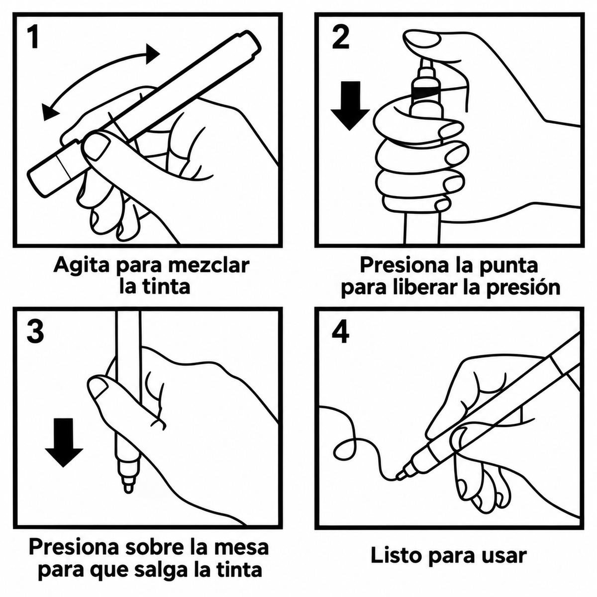 Marcador impermeable para paredes y suelos de baños