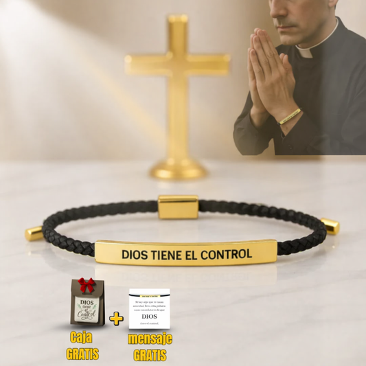 Pulsera con Mensaje de Fe “Dios Tiene el Control” – Regalo con Propósito