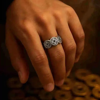 ANILLO DE LOS CINCO EMPERADORES (UNISEX-REGULABLE)