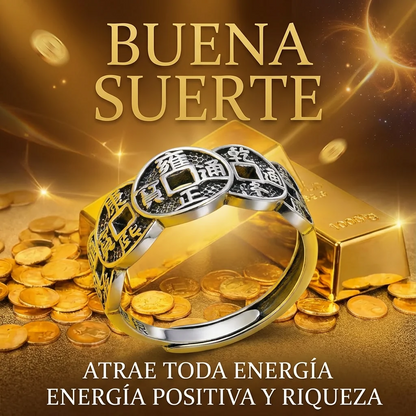 ANILLO DE LOS CINCO EMPERADORES (UNISEX-REGULABLE)
