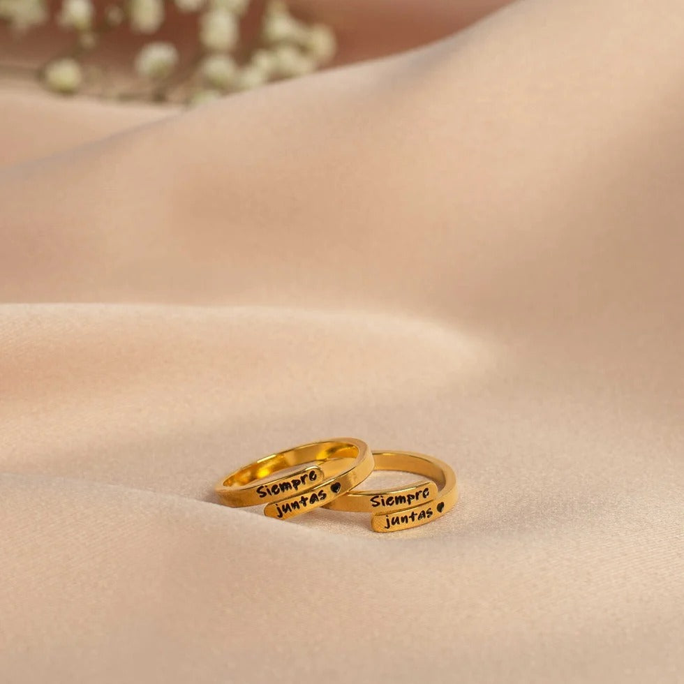 💍 2X1 Anillos “Siempre Juntas”