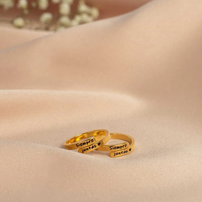 💍 2X1 Anillos “Siempre Juntas”
