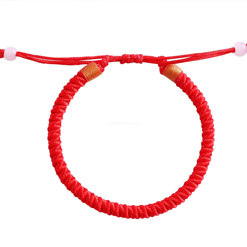 Pulsera roja budista para protección 2x1